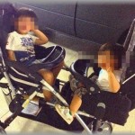 【神経を疑う話】旦那＆息子１歳とスーパーに買い物へ行き、精算を終えてサッカー台で袋に詰めていたときの話。同じサッカー台に来たお客さんと偶然ベビーカーが合い向かえに。子供同士手を伸ばしたり喋ったりしていると、私の旦那が突然ベビーカーを動かし、一言。